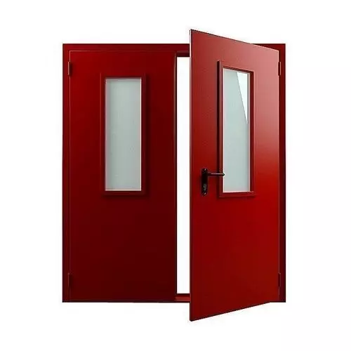 Противопожарные двери двупольные 1300x2300x60 мм ДПМ 02-60 ГОСТ 30247.0-94