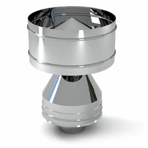 Оголовок с дефлектором 160x250x1 мм AISI 430